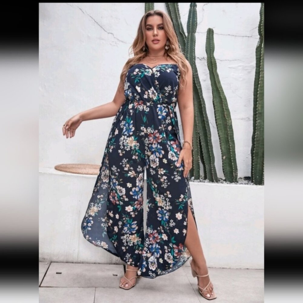Shein Split Leg Jumpsuit